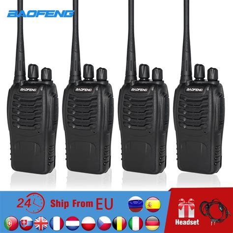 Baofeng walkie talkie BF 888S estación de Radio bidireccional portátil