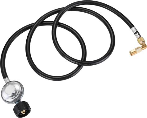 Wadeo 6ft Propane Regulator Hose With 90 Degree Elbow Adapter For Blackstone 17