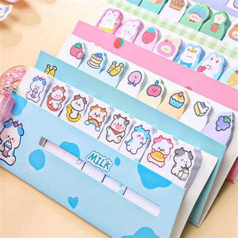 jual sticky notes    isi  lembar pembatas buku penanda halaman
