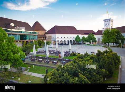 Ljubljana Castle Slovenia Europe Stock Photo Alamy