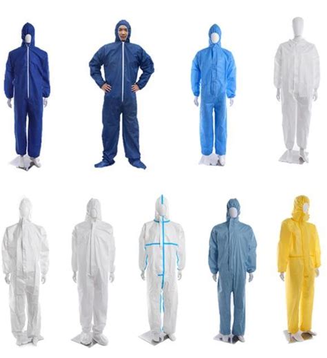 Hospital Protective Coveralls Mircroporous Working Disposable Type