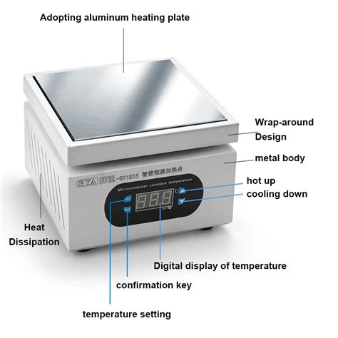Heating Station Digital Preheating Platform Electronic Hot Plate Maintenance Heating Plate