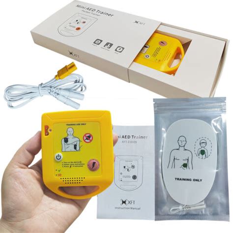 Mini AED Trainer XFT D0009 First Aid Train Device Training Machine Pads