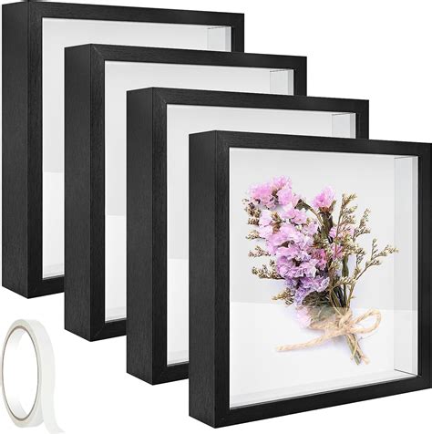 Amazon 4 Pack Shadow Box Picture Frame 3D Frames Shadow Box