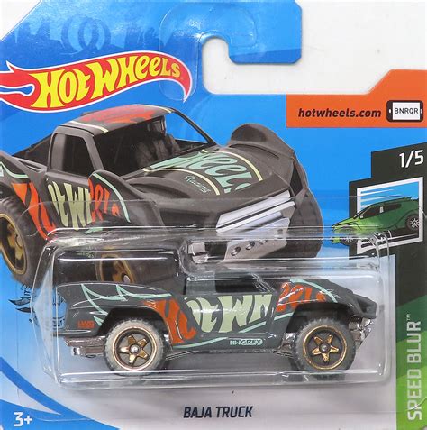 駿河屋 BAJA TRUCK グレーオレンジ Hot Wheels SPEED BLUR GHF ホットウィールhotwheels