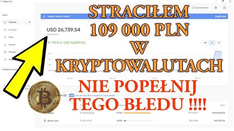 Straci Em Ponad Pln W Bitcoinie W Kilka Chwil Youtube