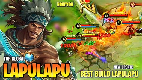 Lapu Lapu Best Build Top Global Lapu Lapu Nearyou Gameplay