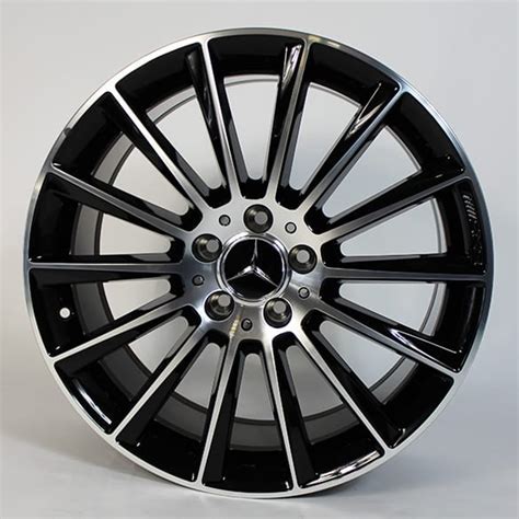 C Amg Inch Aluminium Wheel Set Multispoke Black C Class W