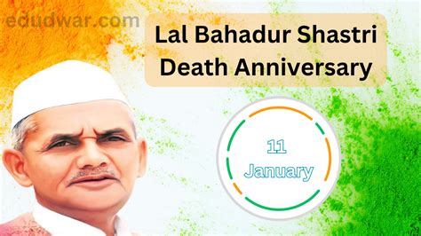 Lal Bahadur Shastri Death Anniversary 2024 A Tribute To 2nd Prime Minister Of India Edudwar