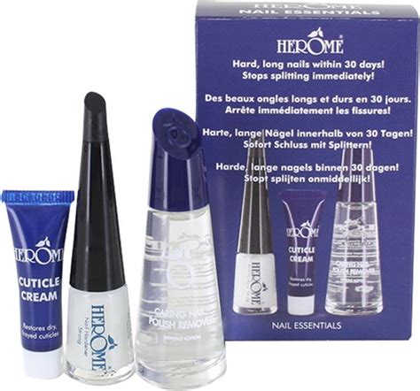 Herome En Kit De Manucure Soin Pour Les Ongles Faibles Avec