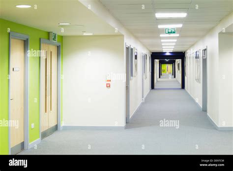 Modern School Corridor