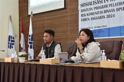 Sosialisasi Bantuan Program Pelatihan Blk Komunitas T A Balai