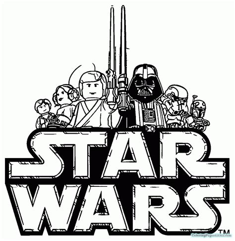 Lego Star Wars Coloring Pages ⋆ coloring.rocks!