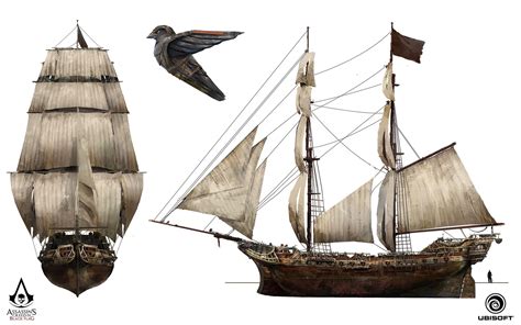 Assassin S Creed Iv Black Flag Jackdaw And The Rouge Design Teo