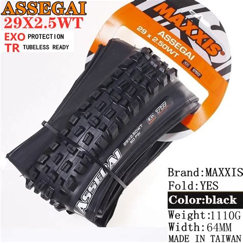 Maxxis Assegai Neum Tico Sin C Mara Para Bicicleta Neum Tico Plegable