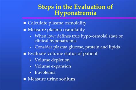 Ppt Diagnosis And Treatment Of Hyponatremia Powerpoint Presentation Id 3871319