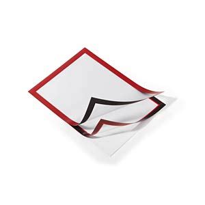 Durable Infoframe A Self Adhesive Folding Red Pieces At