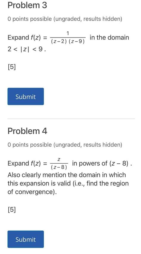 Solved Problem O Points Possible Ungraded Results Chegg