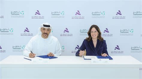 Tadweer and Abu Dhabi Airports partner to explore innovative waste management practices