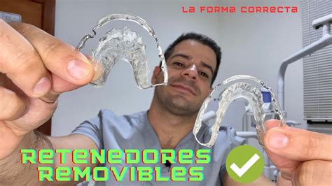 Retenedor Removible Ideal Ortodoncia Youtube