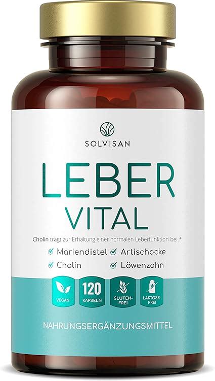 SOLVISAN LEBER VITAL mit Cholin für deine Leber und Mariendistel 80