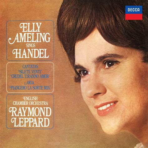 ‎elly Ameling Sings Handel Elly Ameling The Philips Recitals Vol 2