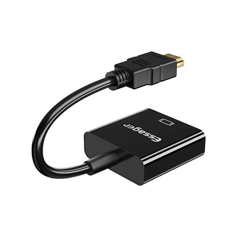 Кабель переходник/адаптер с HDMI на VGA 1080P для ПК/ноутбука/монитора ...