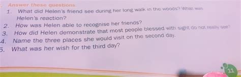 I Want To Know Answer Of These Questions From English Booklesson Name