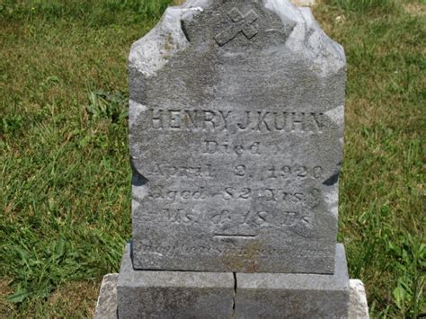 Henry J Kuhn 1837 1920 Find A Grave Memorial