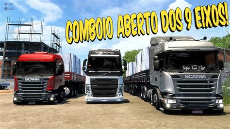 Press O Nos Eixos Curto Scania E Volvo Na Pega Comboio Sala