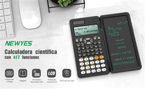 NEWYES Calculadora Científica de Ingeniería con Tableta de Escritura