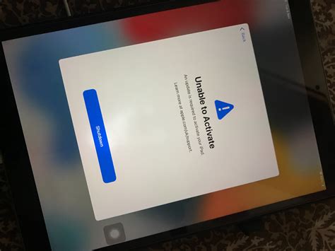 Ipad Failing To Activate After Updating T Apple Community