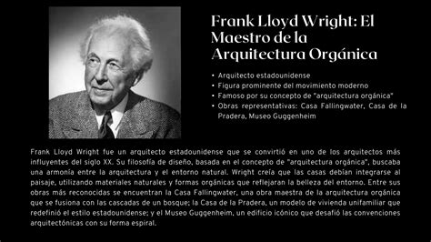 Principales Características De Las Obras De Walter Gropius Frank Lloyd