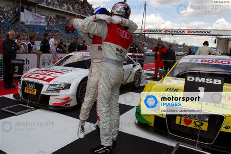 Race Winner Martin Tomczyk Ger Audi Sport Team Phoenix Celebrates