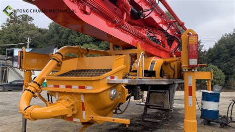 Sany M Concrete Pump Truck Boom With Hydraulic Pumping System