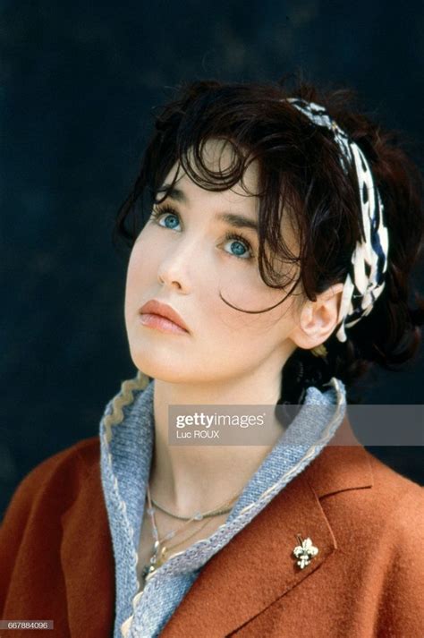 French Actress Isabelle Adjani During Make Up And A Photo Shoot For