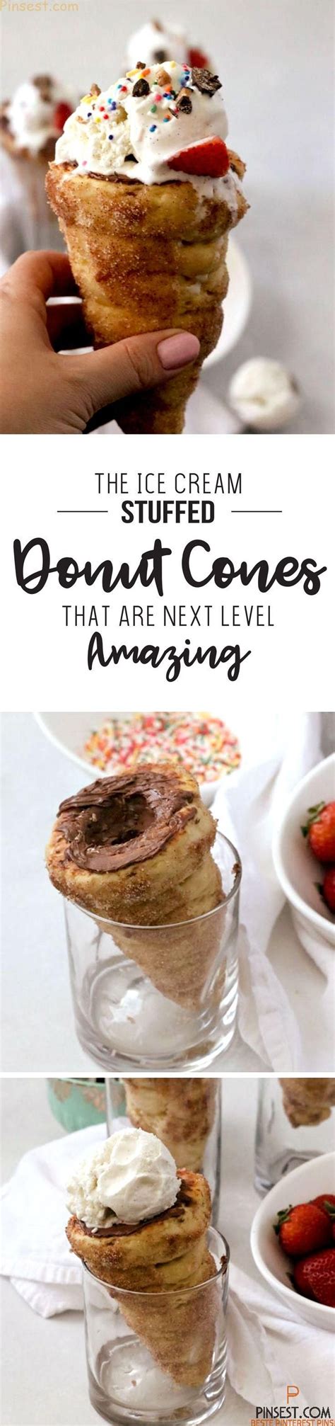 The Ice Cream Stuffed Doughnut Cones That Are Next Level Amazing Diy