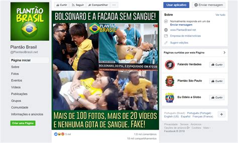 Ataque A Bolsonaro Fake News Se Espalham Por Toda A Web