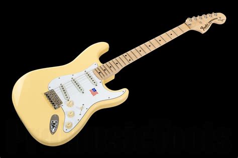 Fender Usa Yngwie Malmsteen Stratocaster Scalloped Mn Vintage White