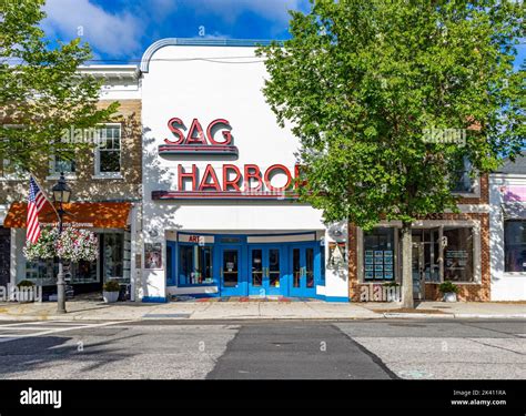 Sag Harbor Cinema Stock Photo Alamy