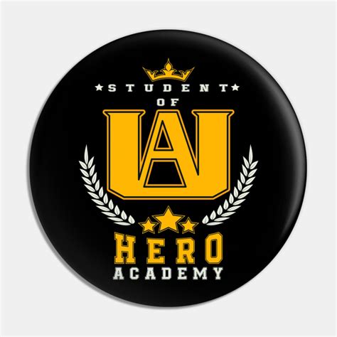 UA MY HERO ACADEMIA LOGO - My Hero Academia - Pin | TeePublic