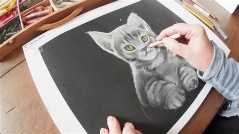 Tuto pastel facile un chat en 5 étapes YouTube