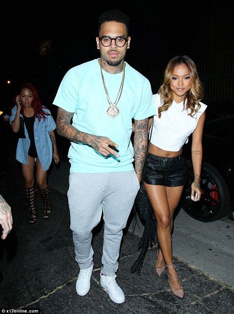 Chris Brown And His Girlfriend Karrueche Brush Off Split Rumours