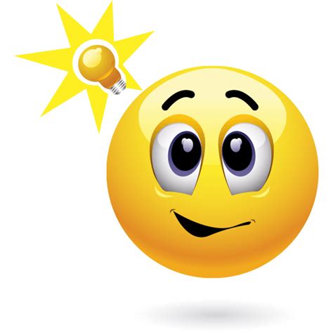 Just had a great Idea ! Smiley Emoticon, Smiley Faces, World Emoji, Emoji Characters, Funny ...