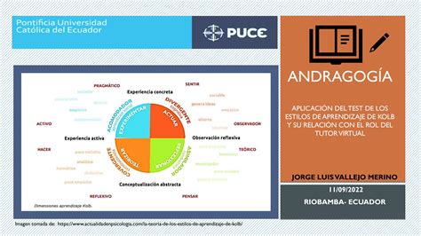 Aplicaci N Del Test De Los Estilos De Aprendizaje De Kolb Y Su Relaci N