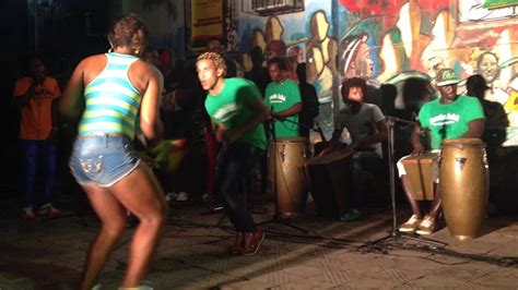 Grupo Rumba Ache Dancing Guaguanco At Casa Del Caribe In Santiago Cuba