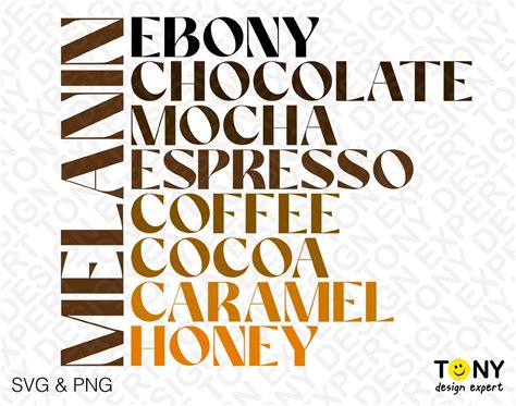 Melanin Svg Png Melanin Made Svg Many Shades Of Brown Svg Black