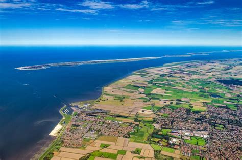 Norden Aus Der Vogelperspektive Hafenanlage In Norden Norddeich Im