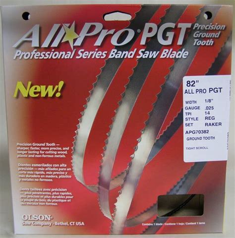 Olson 82 All Pro Band Saw Blades Mikes Tools