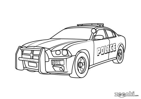 Police Car Coloring Pages